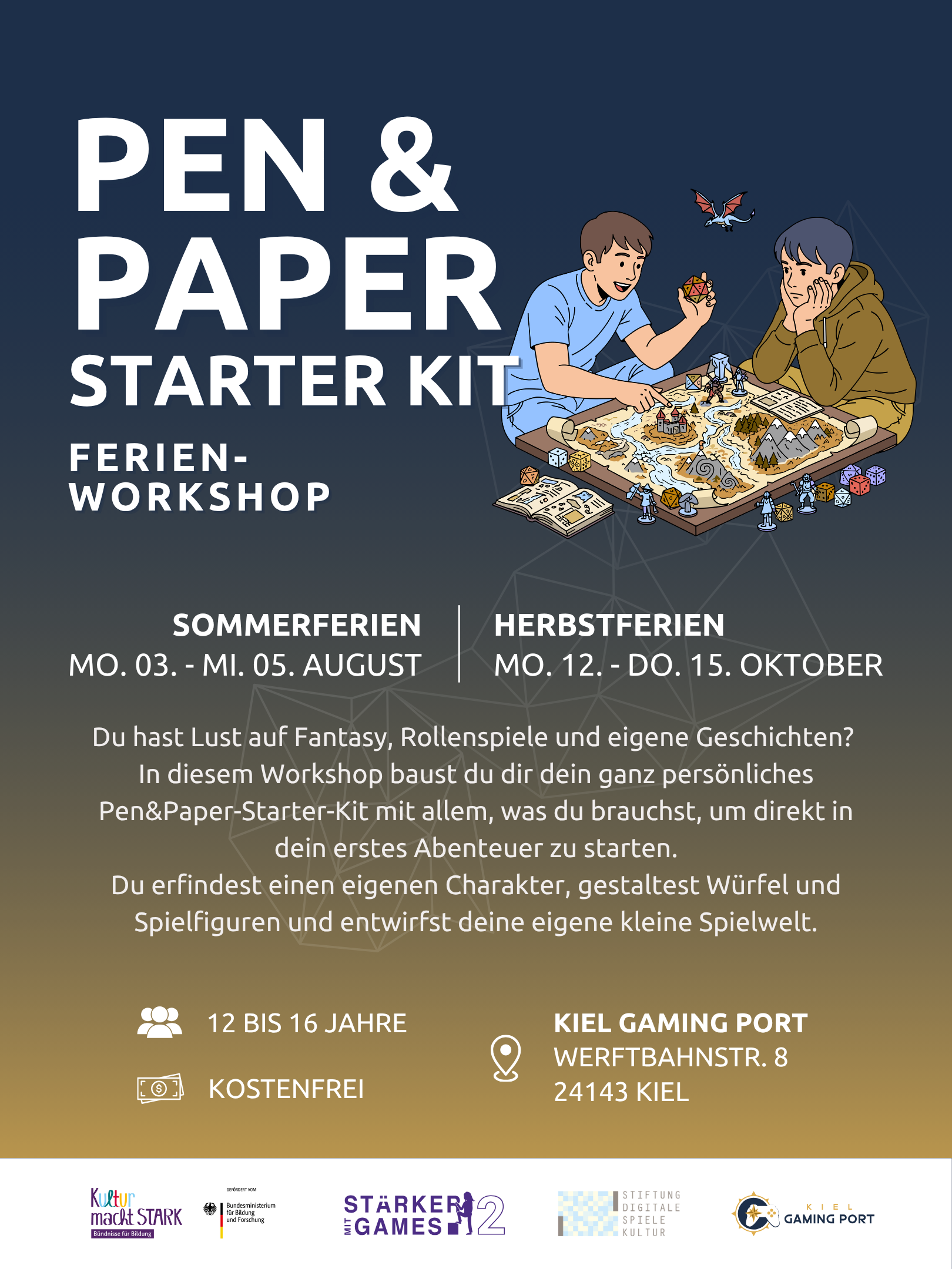 Sommerferienworkshop: Pen and Paper Starter Kit